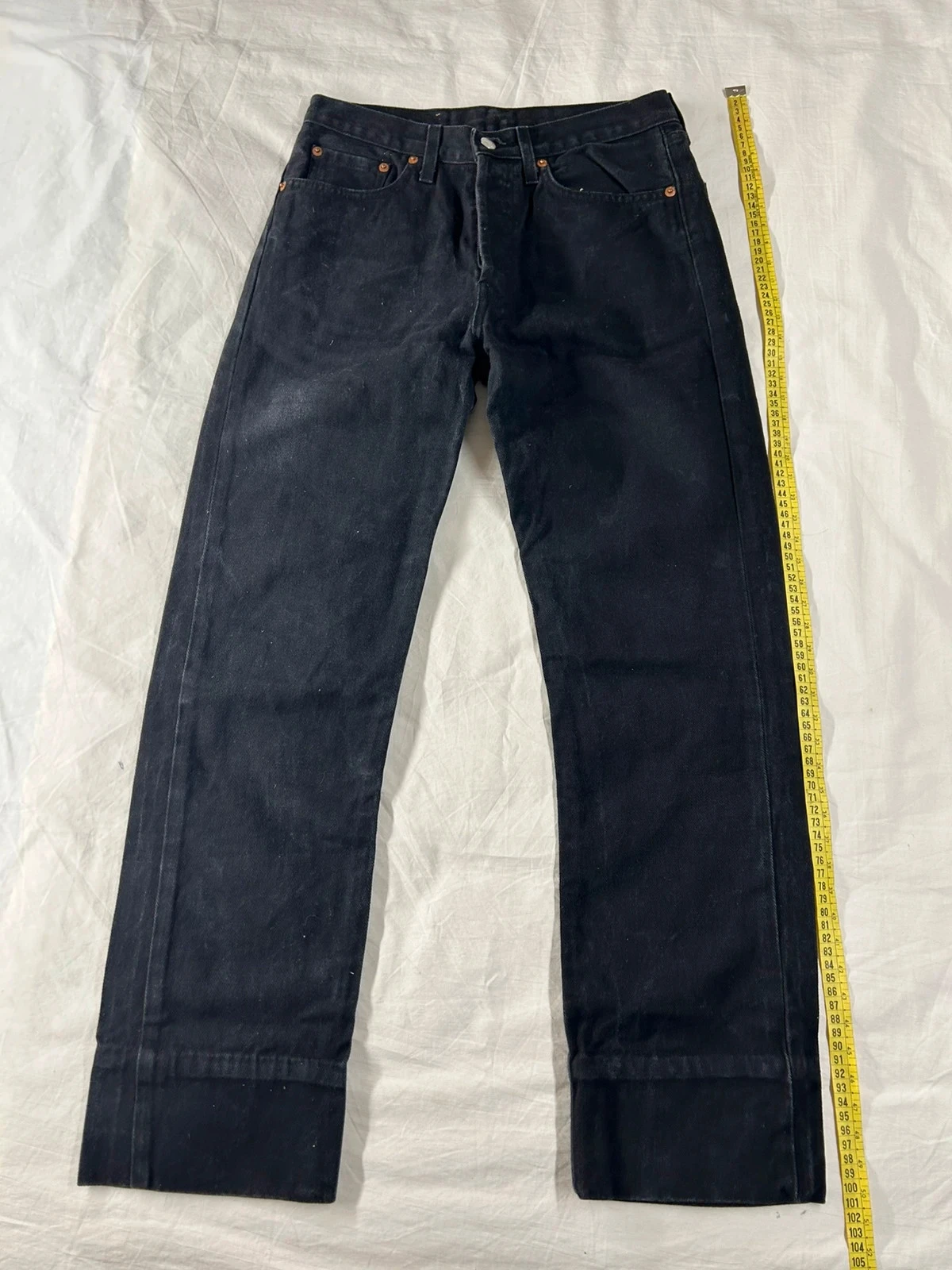 Jean levi´s lot 501 w30 l34 coupe droite noir